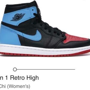 Nike Air Jordan 1 (Womens Unc To Chicago) Size 12w/10.5m